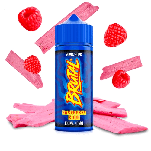 brutal by just juice raspberry sour 100ml