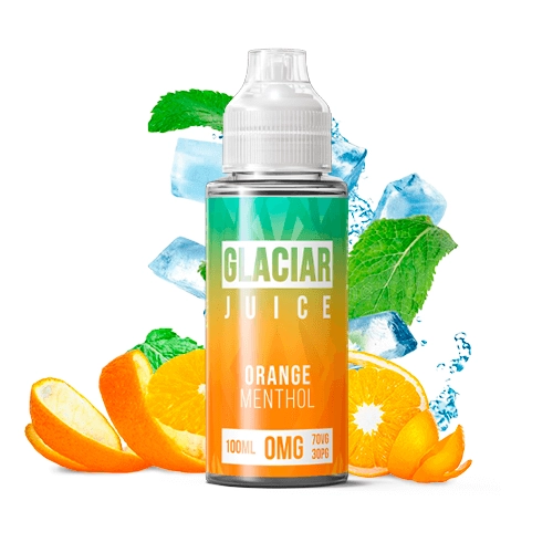glaciar juice orange menthol 100ml 560236