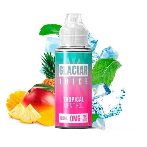glaciar juice tropical menthol 100ml 405793