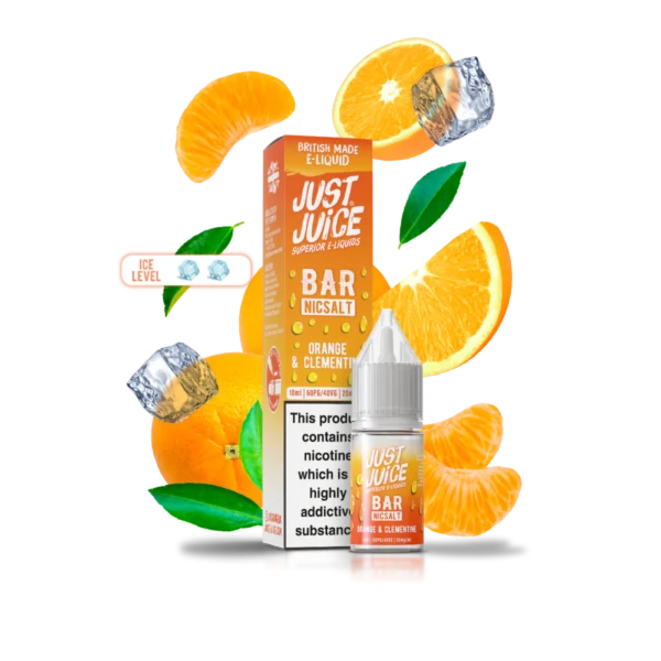 jj bar nicsalt orange clementine 20mg uk