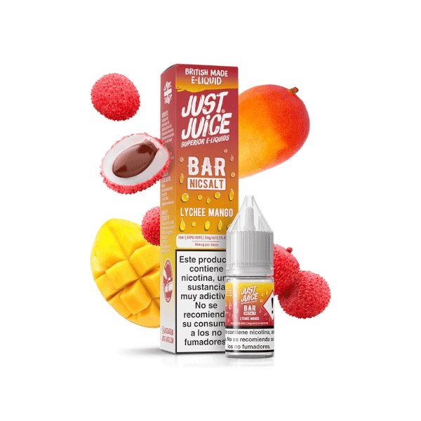 just juice bar salts lychee mango 10ml