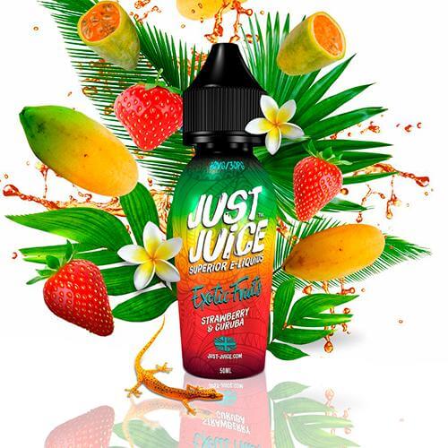just juice exotic fruits strawberry amp curuba 50ml