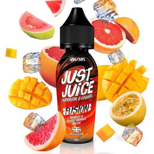 just juice fusion blood orange mango on ice 50ml