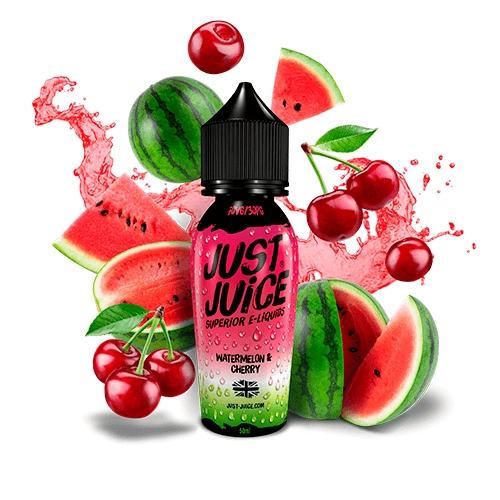 just juice iconic fruit watermelon amp cherry 50ml