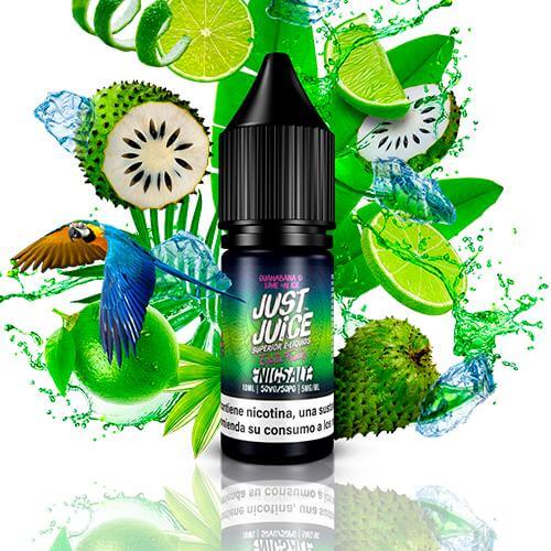 just juice nic salt exotic fruits guanabana amp lime on ice 10ml