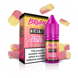 Brutal by Just Juice - Rhubarb & Custard 10ml 20mg 1 Brutal by Just Juice - Rhubarb & Custard 10ml 20mg - Image 1