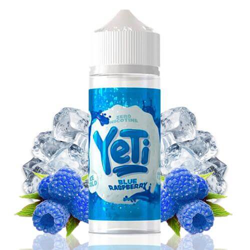 yeti ice cold blue raspberry 100ml
