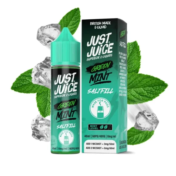 green mint saltfill 40ml box f