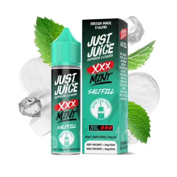 xxx mint saltfill 40ml box f